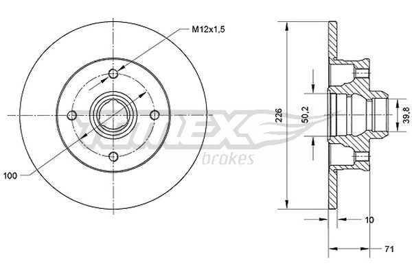 TOMEX Brakes TX 70-71...